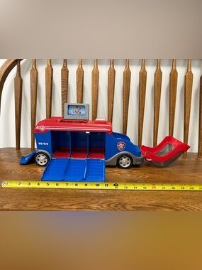 PAW Patrol Mission Cruiser Transporter Vehicle – Large Toy Truck with Ramps